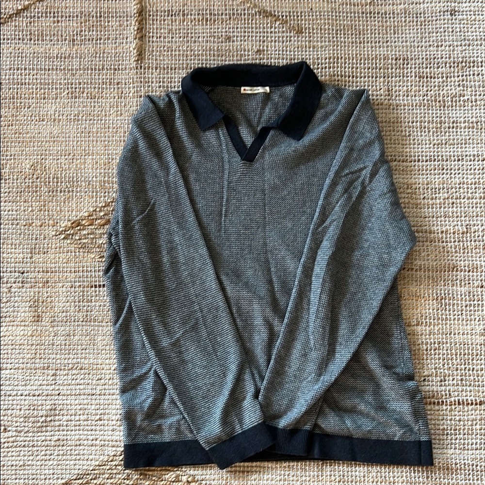 Marine Layer Gray and Black Sweater (L)